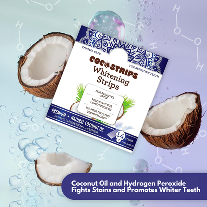 CocoStrips™ Organic Coconut Oil Teeth Whitening Strips